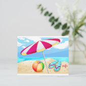 Carte Postale Plage (Debout devant)