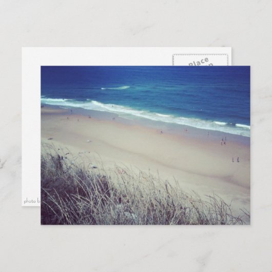 Carte Postale plage (Devant / Derrière)