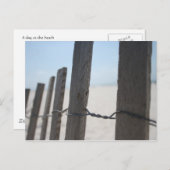 Carte Postale Plage (Devant / Derrière)