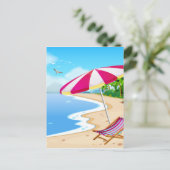 Carte Postale Plage (Debout devant)