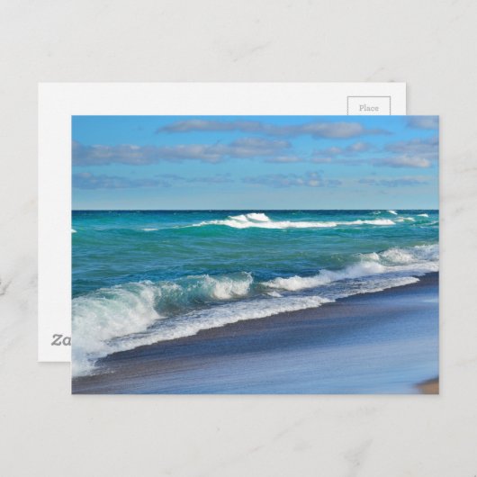 Carte postale/Plage (Devant / Derrière)