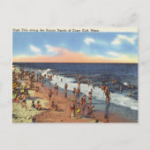 Carte Postale Plage à Cape Cod (Devant)