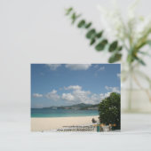 Carte Postale Plage à Grand Beach Hotel, Grenade. (Debout devant)