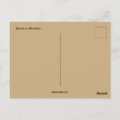 Carte Postale Plage à La Barbade (Dos)