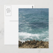 Carte Postale Plage à l'océan (Devant / Derrière)