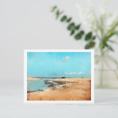 Carte Postale Plage à Low Tide (Bouche de la rivière), Edgar Deg (Debout devant)