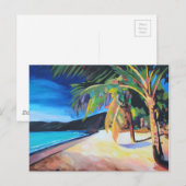 Carte Postale Plage à Magen's Bay St Thomas Îles Vierges américa (Devant / Derrière)