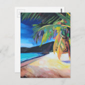 Carte Postale Plage à Magen's Bay St Thomas Îles Vierges américa (Devant / Derrière)