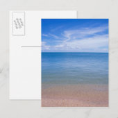 Carte Postale Plage à marée basse (Devant / Derrière)