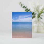 Carte Postale Plage à marée basse (Debout devant)