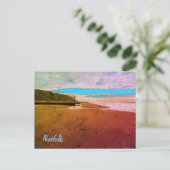 Carte Postale Plage à Mundesley, Norfolk par Alexandra Cook (Debout devant)