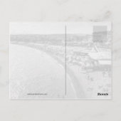 Carte Postale Plage à Nice, France (Dos)