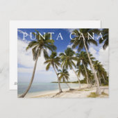 Carte Postale Plage à Punta Cana | Merci (Devant / Derrière)