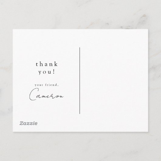 Carte Postale Plage à Punta Cana | Merci (Dos)