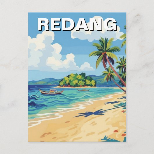 Carte Postale Plage à Redang Malaisie (Devant)