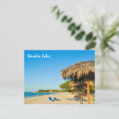 Carte Postale Plage à Vardero, Cuba (Debout devant)