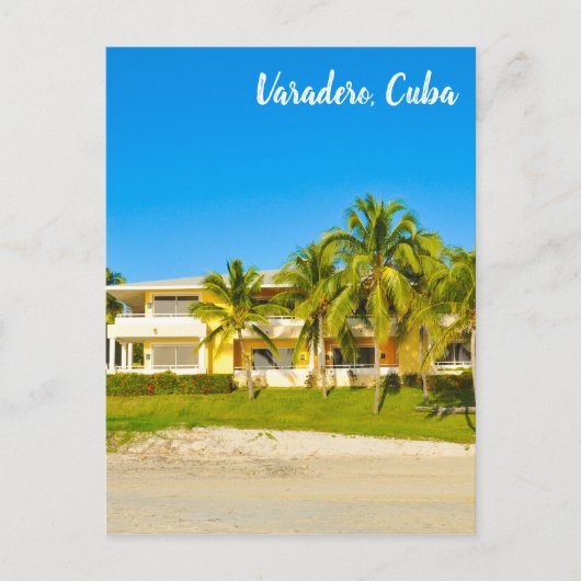 Carte Postale Plage à Vardero, Cuba (Devant)