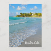 Carte Postale Plage à Vardero, Cuba (Devant)