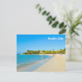 Carte Postale Plage à Vardero, Cuba (Debout devant)