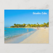 Carte Postale Plage à Vardero, Cuba (Devant)