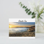Carte Postale plage adriatique (Debout devant)