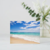 Carte Postale Plage Agréable (Debout devant)