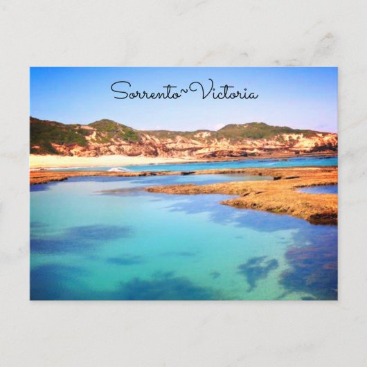 Carte Postale Plage arrière de Sorrento, Victoria, Australie (Devant)