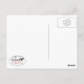 Carte Postale Plage Babe Bichon Frise (Dos)