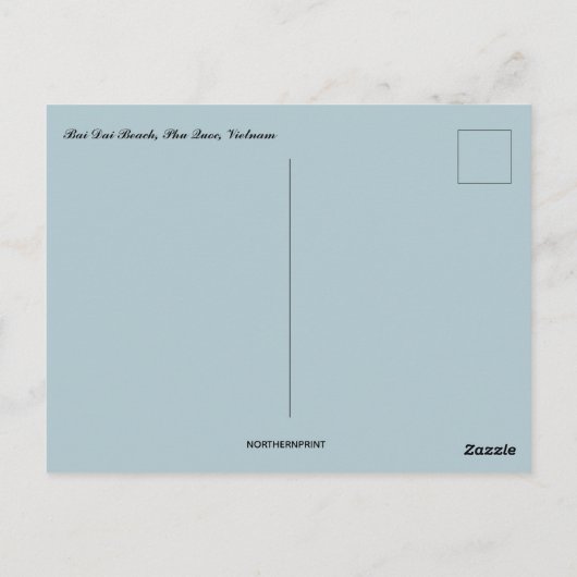 Carte Postale Plage Bai Dai Phu Quoc Vietnam (Dos)