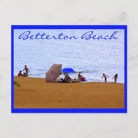 Carte Postale Plage Betterton (Devant)