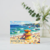 Carte Postale Plage Bondi Australie (Debout devant)