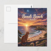 Carte Postale Plage Bondi Australie (Devant / Derrière)