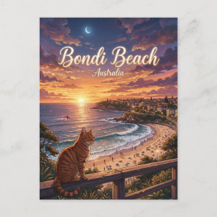 Carte Postale Plage Bondi Australie
