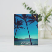 Carte Postale Plage Catseye, île d'Hamilton (Debout devant)