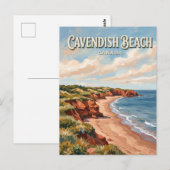 Carte Postale Plage Cavendish Canada (Devant / Derrière)