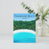 Carte Postale Plage Champagne Vanuatu (Debout devant)