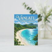 Carte Postale Plage Champagne Vanuatu (Debout devant)