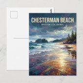Carte Postale Plage Chesterman Canada (Devant / Derrière)