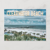 Carte Postale Plage Clearwater Floride scène de plage (Devant)