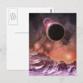 Carte Postale Plage cosmique (Devant / Derrière)