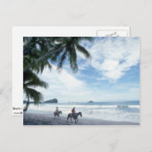 Carte Postale Plage, Costa Rica (Devant / Derrière)