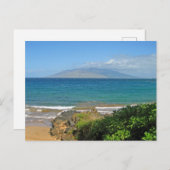 Carte Postale Plage Crystal Blue (Devant / Derrière)