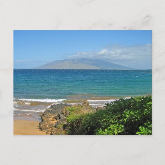 Carte Postale Plage Crystal Blue (Devant)