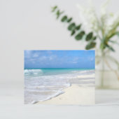 Carte Postale Plage cubaine (Debout devant)