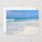 Carte Postale Plage cubaine (Devant / Derrière)