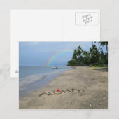 Carte Postale Plage d'Aloha (Devant / Derrière)