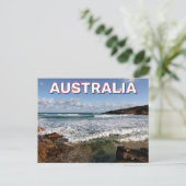 Carte Postale Plage Dans Le Parc National De Tomaree (Debout devant)