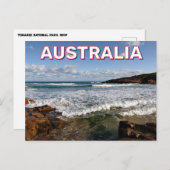 Carte Postale Plage Dans Le Parc National De Tomaree (Devant / Derrière)