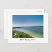 Carte Postale Plage d'Apollo et golfe du Mexique (Devant / Derrière)