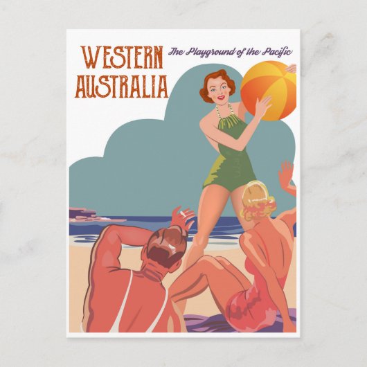 Carte Postale Plage d'Australie occidentale (Devant)